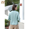 佐尔美夏装纯色上衣中袖真丝100%桑蚕丝绸衬衫女E32CS10 商品缩略图4
