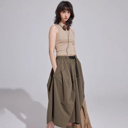 senlinjeepsd 户外速干新冰皮凉感防晒裙裤 垂感十足 实力遮肉 隐藏式口袋 高腰显瘦 商品图1