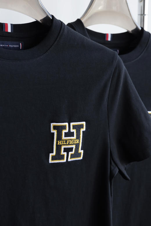 T.H 字母刺绣 圆领短袖T恤 TX443 商品图3