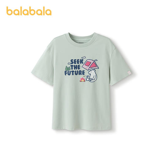 巴拉巴拉童装儿童短袖女童t恤2025款夏速干凉感上衣 商品图4