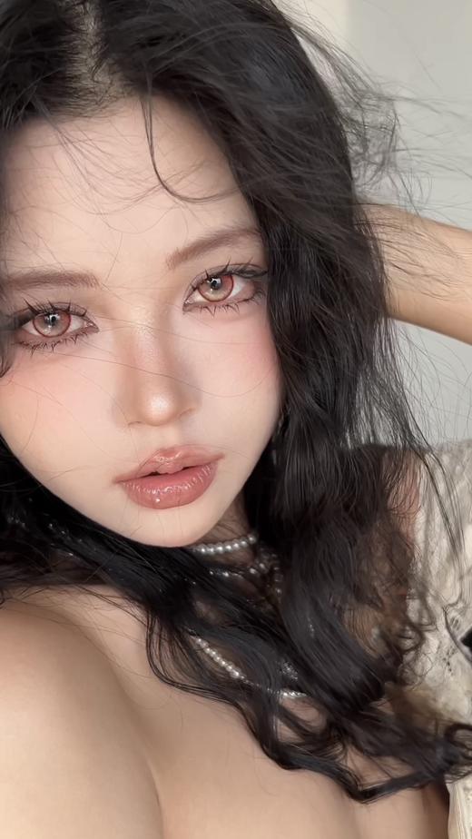 paprikacon 日抛 加加利红酥（加利利红酥） 直径14.5mm着色13.8mm   cos (两片装) 商品图0