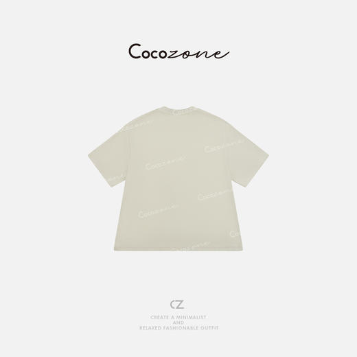 COCO ZONE 刘一一【100棉】石榴花圆领短袖女式上衣T恤CD2A0776 商品图1