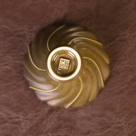 陈克萍龙窑花口杯 商品图2