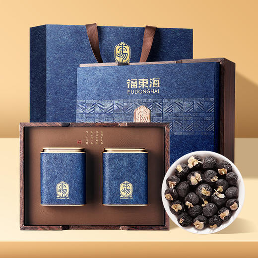 【自营】【福东海】特选优级甄皇大果黑枸杞礼盒480g 商品图7