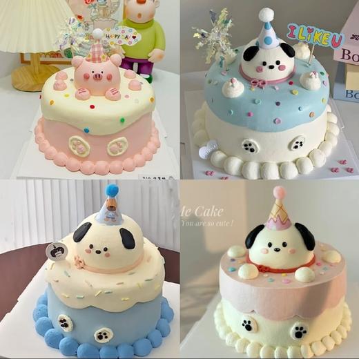 网红小猪猪帕恰狗创意蛋糕 商品图1