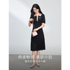 熙世界通勤撞色polo领连衣裙女短袖夏新款收腰显瘦中长裙t恤裙子 商品缩略图2