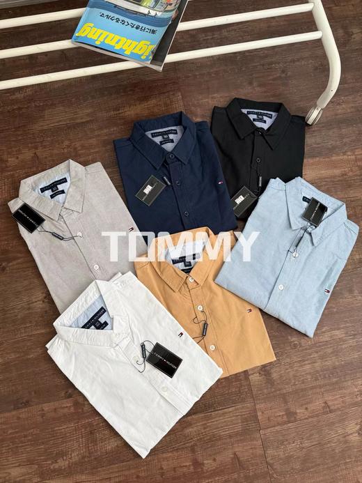 D041410新款配色！牛津纺长袖衬衫男士上衣 商品图1