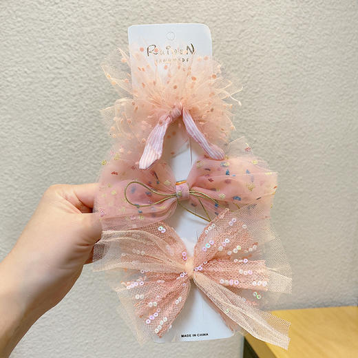 【潮流刘海边夹套装，萌趣加分！】儿童蝴蝶结发夹发饰 新款小女孩发卡子 可爱宝宝刘海边夹套装-QQ 商品图12