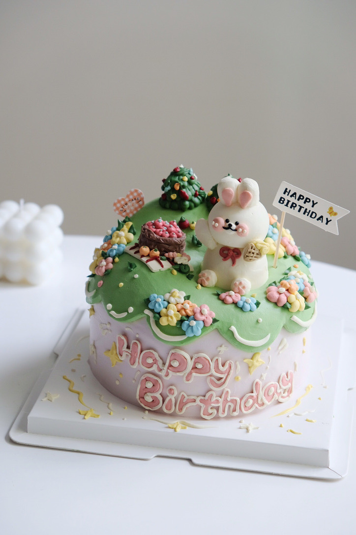 生肖花园里的兔兔