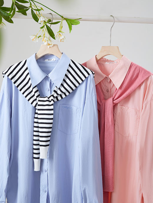 【初夏新品】熙世界黑白条纹外搭披肩女春夏新款坎肩空调房搭肩多功能毛衫围巾 商品图0