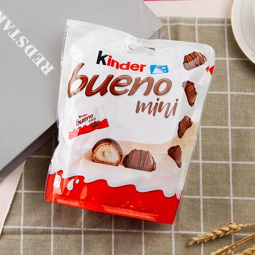 健达(Kinder) 缤纷乐迷你榛果威化牛奶巧克力制品 108g/袋 商品图2