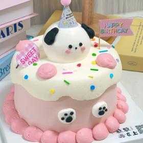 网红小猪猪帕恰狗创意蛋糕