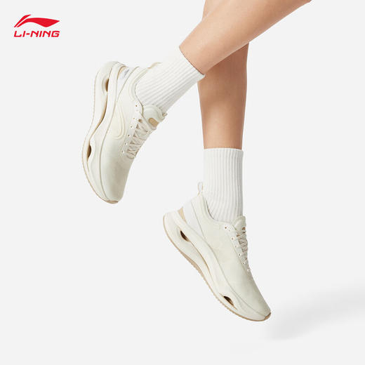 李宁惊鸿丨跑步鞋女鞋25春季新款缓震保护舒适百搭休闲运动鞋ARHV002 商品图2