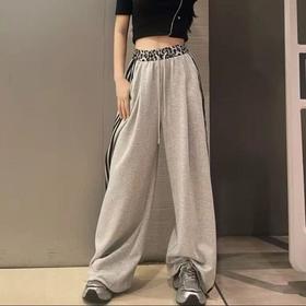 MZ豹纹腰头休闲阔腿裤50326 夏季 999762620619