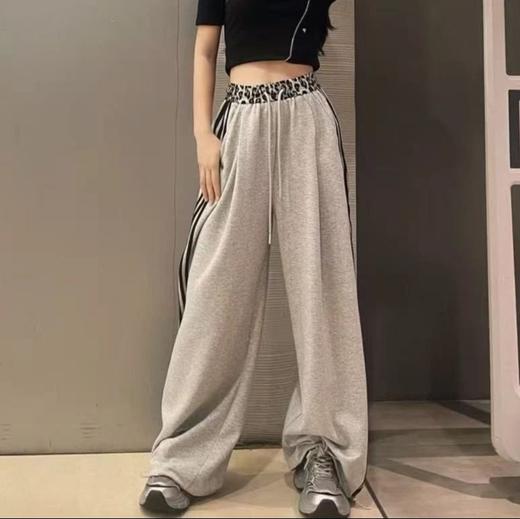 MZ豹纹腰头休闲阔腿裤50326 夏季 999762620619 商品图0