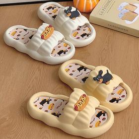 【每天的仪式感从一双拖鞋开始】热狗拖鞋女夏外穿卡通网红新款软底居家防滑室内情侣踩屎感凉拖鞋。ry