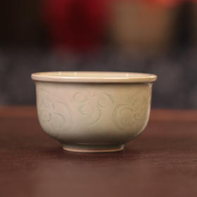 陈克萍龙窑刻花杯