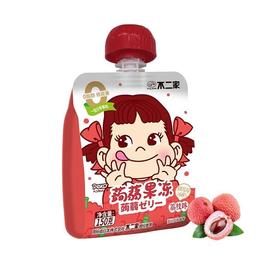 不二家 蒟蒻可吸果冻(荔枝味)  150g/袋