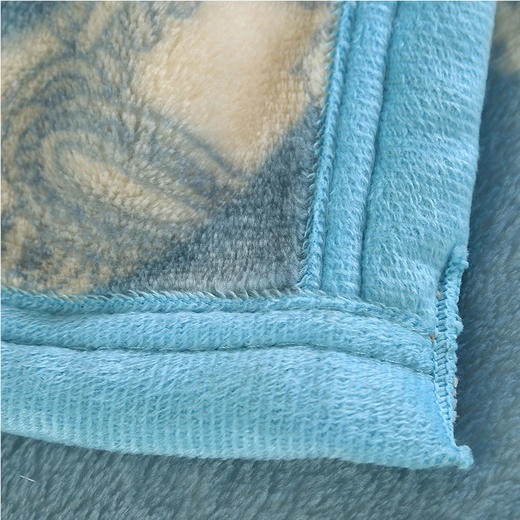 恒源祥法莱绒毯-流金岁月180*200【分仓直发，72小时发货，周末节假日不发货】 商品图3