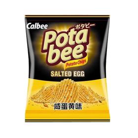 卡乐比Calbee 咸蛋黄味波塔比薯片 68g/袋