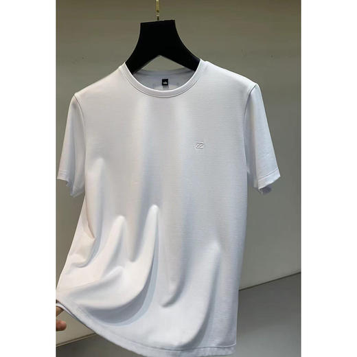 夏季新品柔软冰丝质感简约百搭男款短袖T恤   YH-99105* 商品图2