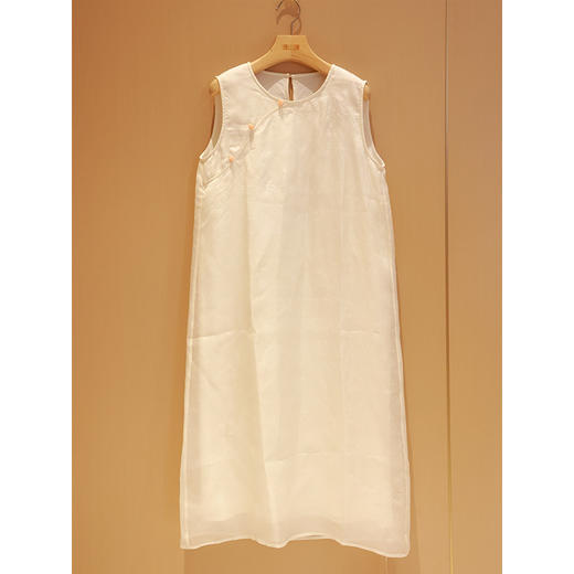 【线上专属】新中式吊带裙（21718235B静好-高定款） 商品图0