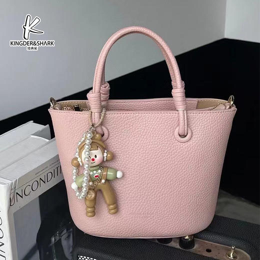 经典鲨2025年新品纯色百搭大容量手提包单肩斜挎包KGB05-5276771 商品图4