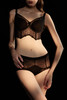CB | 轻塑  墨舞.蕾丝蜂巢杯中文胸 包臀小裤 套系 商品缩略图1