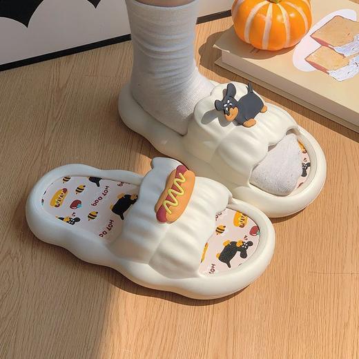 【每天的仪式感从一双拖鞋开始】热狗拖鞋女夏外穿卡通网红新款软底居家防滑室内情侣踩屎感凉拖鞋。ry 商品图3