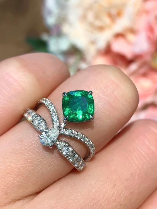 1.60ct刻面祖母绿戒指 商品图2