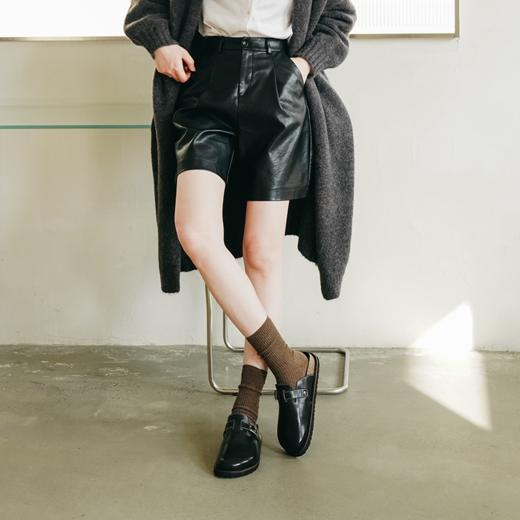 RIMRIM塑型马皮鞋凉鞋女夏季新款厚底勃肯鞋休闲百搭罗马半拖鞋马皮 勃肯鞋2377-1 商品图4