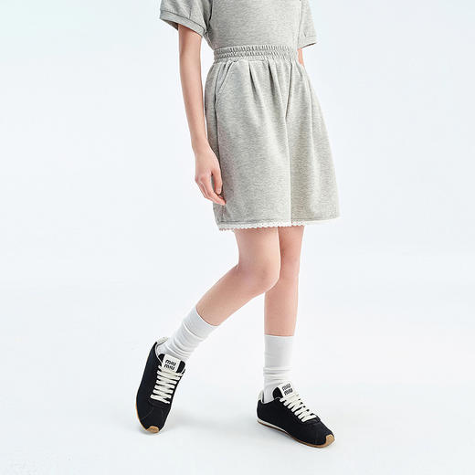 笛莎Deesha青少年女童裤子2025夏季女童针织短裤 商品图1