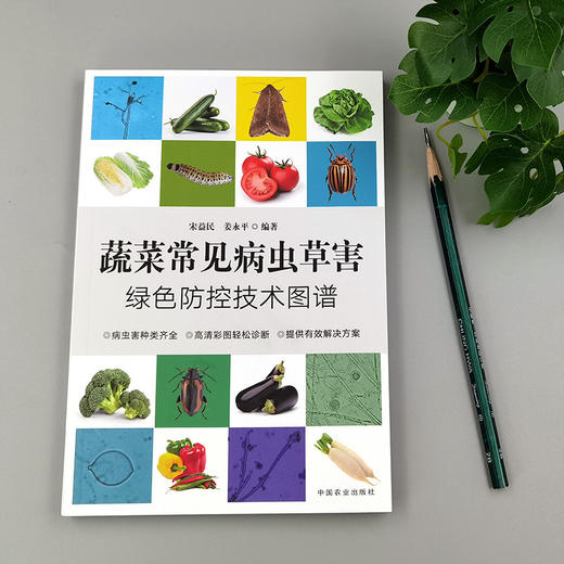 蔬菜常见病虫草害绿色防控技术图谱【官方正版，可开发票】 商品图1