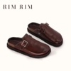 RIMRIM塑型马皮鞋凉鞋女夏季新款厚底勃肯鞋休闲百搭罗马半拖鞋马皮 勃肯鞋2377-1 商品缩略图0