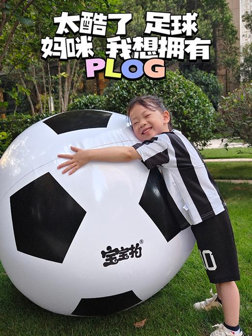 宝宝拍充气足球沙滩球/户外交友神器/便携充气设备 商品图0
