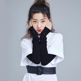 【分仓直发包邮】zauo冰丝防晒堆堆袖（白/黑/灰/肤/蓝/粉）ZA.XT.04.20.X2