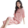 春夏可外穿纯棉7分裤睡衣 甜美休闲简约舒适短袖家居服 商品缩略图4