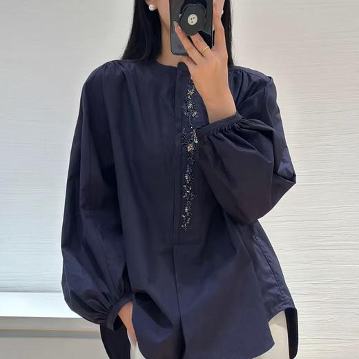 【à perles】王炸衬衫来咯！镪推！云感呼吸面料 100%婴儿棉 刺绣衬衣 商品图0