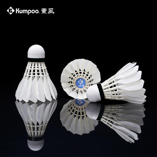 薰风（KUMPOO） 挑战者9号羽毛球耐打不易烂12只装耐打稳定鹅毛家用成人 商品图0