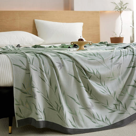 【品牌直发】加倍生活 竹纤维冷感毯竹纤维毯毛巾被薄被子盖毯 商品图2