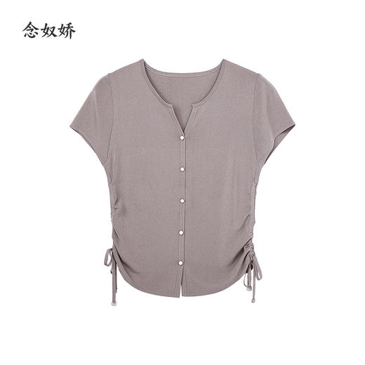 【商场同款】CNK5496 “双色针织” 显瘦好穿 透气干爽 版型基础好搭配 商品图8