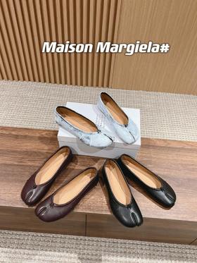 马吉拉MM6皱褶分趾鞋Tabi分趾芭蕾舞单鞋（HC）