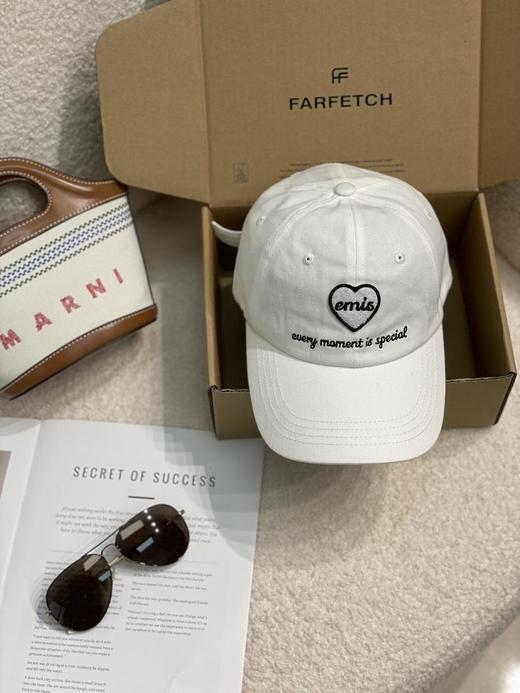 emis爱心装饰棉鸭舌帽棒球帽男女同款情侣款（CO） 商品图7