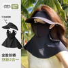 防晒面罩女全脸防紫外线 夏季开车骑行 口罩帽子一体遮阳冰丝脸基尼 商品缩略图9