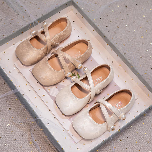女童皮鞋2025春秋季新款小香风儿童单鞋子宝宝时尚洋气软底公主鞋 商品图0