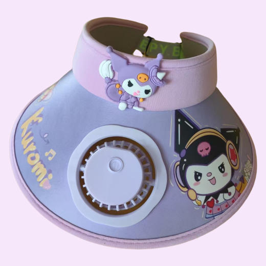 【YW】无忧购儿童夏季遮阳帽可充电卡通风扇帽（截单后7天发货) 商品图7