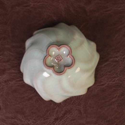 李震宋韵茶盏旋纹梅花杯 商品图2