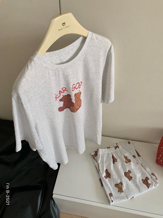 老米优品🎈3-5天！ 《小熊环游记🐻冰瓷棉熊熊乐园家居服套装》轻，薄，软，可爱出圈！！TZ250414A 商品图9