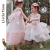 littletime女童连衣裙2025春夏新款儿童洋气时尚玫瑰花蛋糕公主裙 商品缩略图1