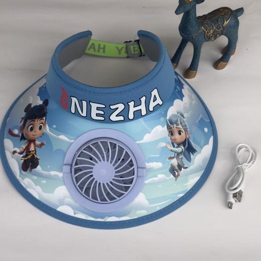 【YW】无忧购儿童夏季遮阳帽可充电卡通风扇帽（截单后7天发货) 商品图1